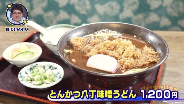 とんかつ八丁味噌うどん