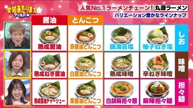 豊富なバリエーション