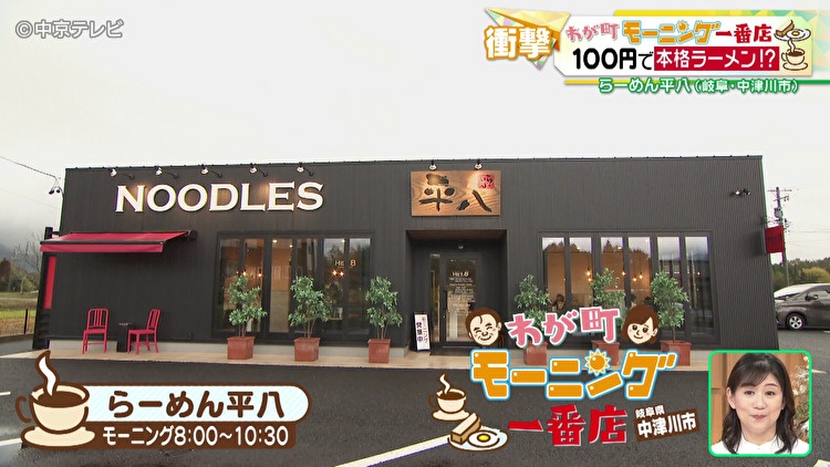 らーめん平八の外観